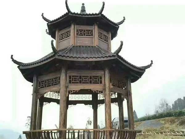 古建八角凉亭