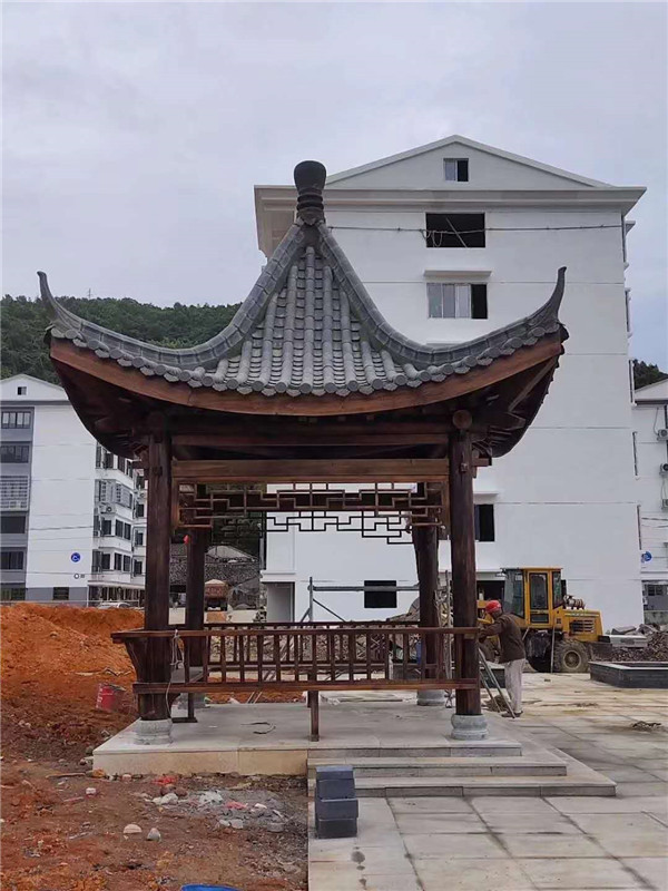 古建四角凉亭